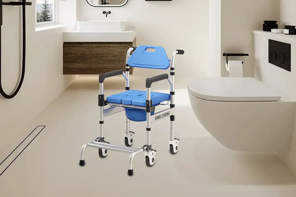 WC -tuolien ominaisuudet pyörillä